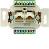 one.platform Gniazdo komputerowe UAE podwójne RJ11 RJ12 RJ45 kat 5e WDF41087 HAGER