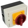 Przełącznik; krzywkowy; obrotowy; GR324S1; 2 pozycje; OFF-ON; 90°; bistabilny; w obudowie; 4 tory; śrubowe; 32A; 250V AC; czerwo