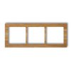 Deco Ramka Potrójna - Drewno (Dąb) Dąb Drd-3F