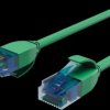 BS08-22303 Patch cable Cat.6 U/UTP slim, green 0.3 m