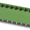 Pin header, 3 pole, pitch 3.81 mm, straight, green, 1830606
