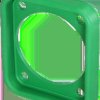 Seal, green for D-size panel connector, SCDP-FX-5