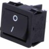 MK1071B Przełącznik kołyskowy, czarny, dwubiegunowy 230V ON-OFF [DPST]