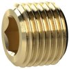 Locking screw, L 8 mm, 25 bar, brass, for compressed air/pneumatics, 136004