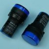 230VAC 22/28mm BLUE AD16 KONTROLKA LED