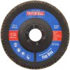 Faithfull FAIFD125A120 Aluminium Oxide Flap Disc 125 x 22mm 120 Grit
