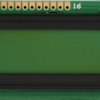 DEM 16102 SYH-PY LCD module, 1x16, H:7.9mm, ge/gn, w.Bel.