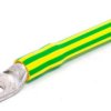 Heatshrink tubing, 3:1, (9.5/3 mm), PE, crosslinked, yellow/green, DERAY-HANDYBOX 3/8" GRÜN/GELB