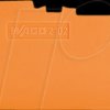 2102-1292 End and intermediate plate 0.8 mm thick, orange