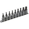 Teng M1213TX Socket Clip Rail Set of 9 Internal TORX 1/2in Drive