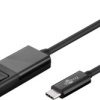 Kabel przejściowy USB-C™ DisplayPort 4k 60 Hz, 1,20 m, czarny 79295