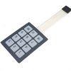 Sealed Membrane 3x4 button pad with sticker