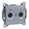 SEDNA Gniazdo antenowe R/TV (8dB) przelotowe aluminium SDN3301360 SCHNEIDER ELECTRIC