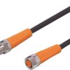 ifm Electronic EVC312 Linia połączenia złącze męskie proste, złącze żeńskie proste 1 m Ilość pinów: 4, 4 1 szt.