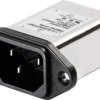 Schaffner FN9244-6-06 FN9244-6-06 Filtr sieciowy z gniazdem nie generującym ciepła 250 V/AC 6 A (D x S) 48 mm x 22.5 mm