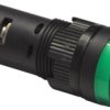 Signal light, 24 V (AC), 24 V (DC), green, Mounting Ø 16 mm, LED number: 1, 58802413