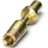 Receptacle, 6.0-10 mm², AWG 10-8, crimp connection, nickel-plated/gold-plated, 1605762