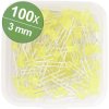 Quadrios 1802O022 Quadrios LED set Yellow 3 mm 20 mA 2.0 V Wired LEDs