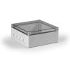 Obudowa Cubo O 300x300x132mm przetłoczenia metryczne pokrywa przezroczysta IP67 PC OPCM303013T