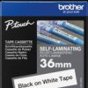 TZE-SL261 Labelling tape, self-laminating, black on white, 36 mm