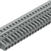 Socket header, 21 pole, pitch 5 mm, angled, gray, 231-121/027-000