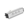 Mediaport Indesk Simon 480 3x250V 2xRJ45 Aluminium Biały