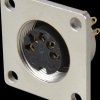 108091 Panel-mounted coupler, flange, IP68, 5-pin