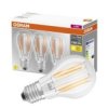 3Pak Żarówka Led E27 A60 Cl 7,5W 75W 1055Lm 2700K Ciepła 300 Filament Osram...