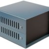 Steel/aluminum enclosure, (L x W x H) 152 x 152 x 76 mm, black (RAL 9005), IP31, 1458C3