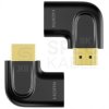 Przejście HDMI (wtyk / gniazdo) Adapter kątowy płaski 90° / 270°