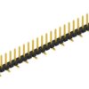 Pin header, 30 pole, pitch 2.54 mm, angled, black, SLLP5SMD06630G