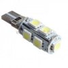 Żarówka samoch. 9xSMD 12V biała zimna W5W CANBUS
