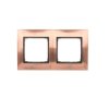 SIMON54 miedź rust. metal DR2/36 Ramka 2-krotna