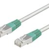 F/UTP5-CCA-CR-100 Patch cord F/UTP 5e linka CCA PVC szary 10m 26AWG