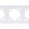 Quadra Ramka Biała Do Włącznik Szklany Gniazdko Szklane