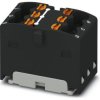 Distribution block, push-in connection, 0.14-2.5 mm², 6 pole, 17.5 A, 6 kV, black, 3002781