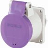 Złącze przemysłowe - zasilające 16A Gniazdo 20 → 25 V. 3P Żeński Scame Fioletowy Montaż wpuszczany IP44, IP63