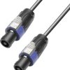 kabel SpeakON Adam Hall K4S425SS0300 K4S425SS0300, 4 x 2.5 mm², 3.00 m