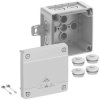 Skrzynka przyłączeniowa Spelsberg Abox Pro 025 AB-L, IP66, IP67, IP69, (D x S x W) 92 x 92 x 60 mm, szary, 1 szt.