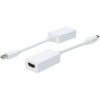 Digitus AK-340411-001-W Mini DisplayPort to HDMI Adapter, 1080p, White, 15cm