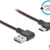 85281 USB 2.0 cable, EASY A connector to C connector, angled, 1.0 m.