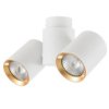 Reflektor Boston 2 Biały Ze Złotym Ringiem Ruchomy Lp-741/2W Wh/Gd Light...