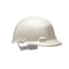 Kask ochronny, Biały, Tworzywo sztuczne wzmocnione włóknem szklanym, Standardowy