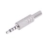 Wtyk jack 3.5 4 polowy metalowy