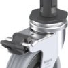 Blickle 848034 LRA-VPA 75K-FI-ER02 Kółko skrętne z hamulcem Średnica koła: 75 mm Maksymalne obciążenie: 60 kg 1 szt.