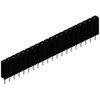 Socket header, 20 pole, pitch 2.54 mm, straight, black, BL 1 20 Z