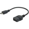 Digitus AK-300310-002-S USB 2.0 OTG Adapter Mini B to A 0.2m Black