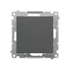 SIMON 55 Wyłącznik schodowy bez piktogramu szybkozłącza grafitowy mat TW6.01/X/116 KONTAKT SIMON
