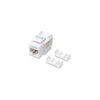 Moduł Keystone Rj45 Utp Cat5e Biały Punch-Down