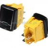 Przeł. stabilny żółty 30A/250V; IP67; czarny